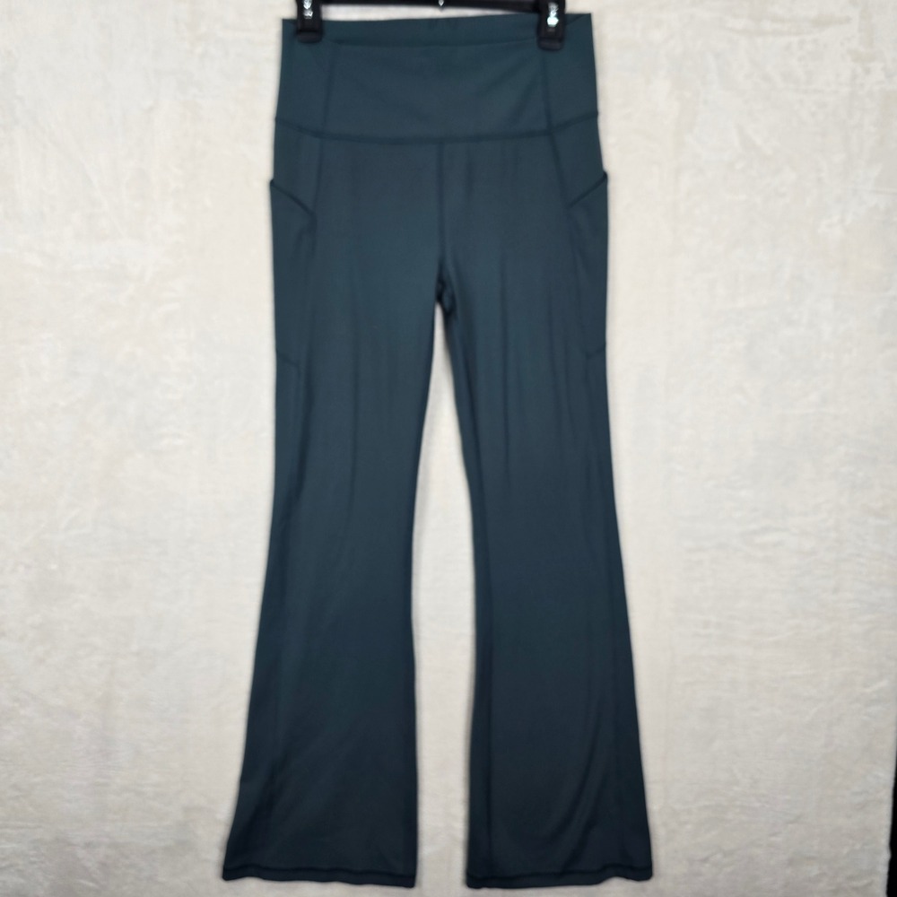 Fabletics PureLuxe High Waisted Flare Leggings Teal Blue Size Large PT2457713
